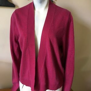 Cardigan sweater, raspberry BANANA REPUBLIC Sz L